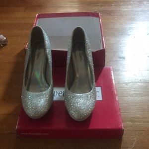 Silver heels
